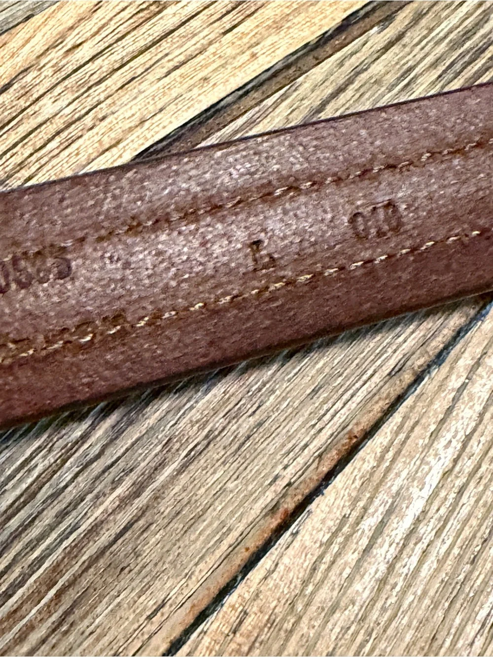 Eddie Bauer Brown Genuine Leather Belt Size L Casual 34-36 Silver Buckle Mens